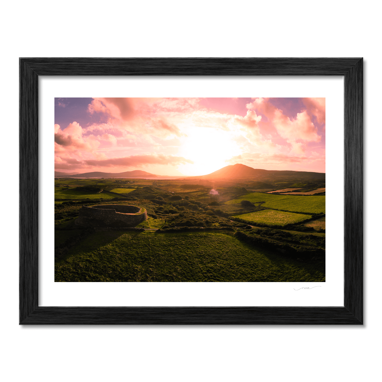 cahergal-stone-fort-sunset-kerry-countryside PM