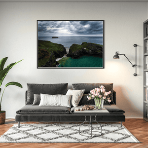 carrick-a-rede-rope-bridge-dramatic-skies BFW