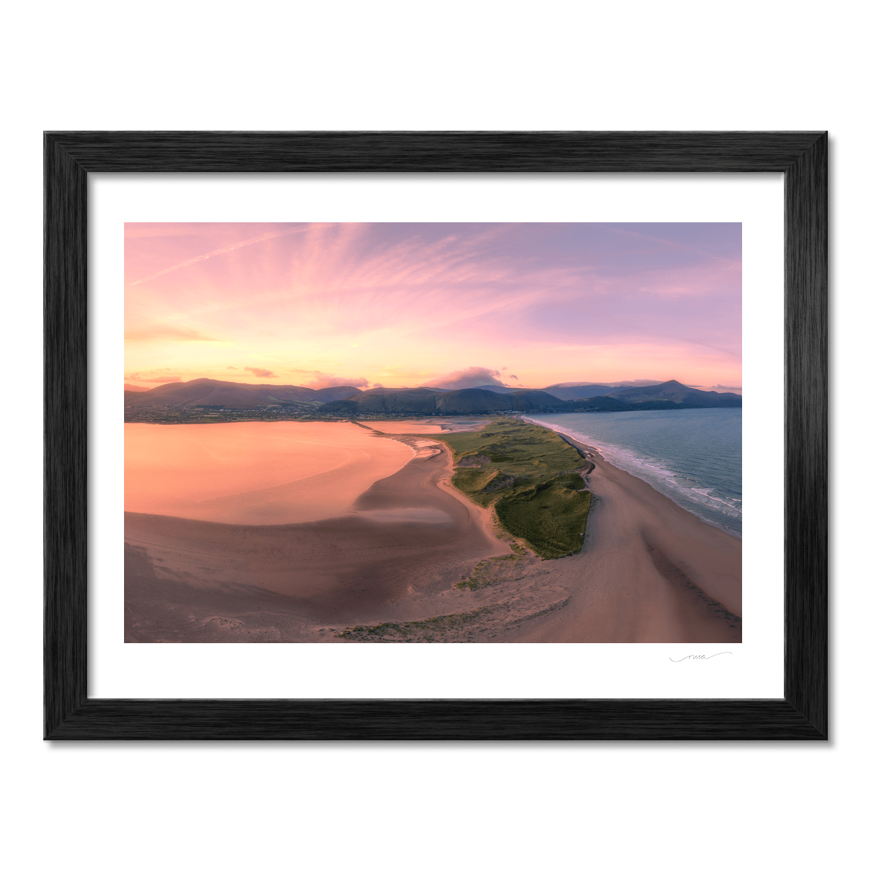 castlegregory-beach-spit-aerial-sunset PM