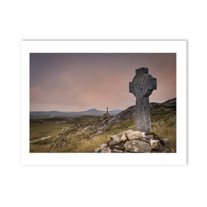 celtic-cross-connemara-moorland-dusk PM