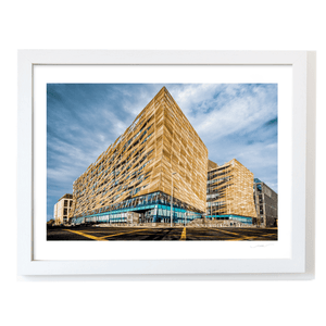 Nua Photography Print Central Bank of Ireland Golden FaÃ§ade, Dublin Docklands Central Bank Golden FaÃ§ade Dublin Docklands Print | Nua Photography