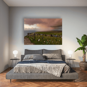 cliffs-of-moher-fence-ribbons-sunset-2 Pano