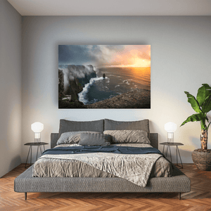 cliffs-of-moher-sea-mist-sunset Pano