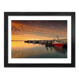 clogherhead-harbour-fishing-boats-sunset BF