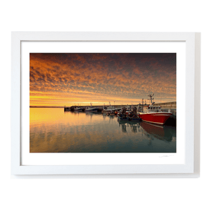 clogherhead-harbour-fishing-boats-sunset WF
