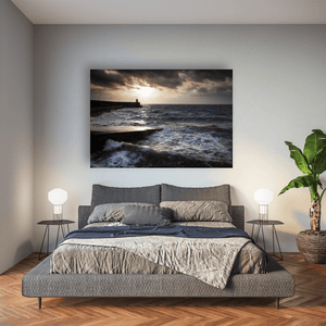 clogherhead-pier-stormy-sunset-breaking-waves Pano
