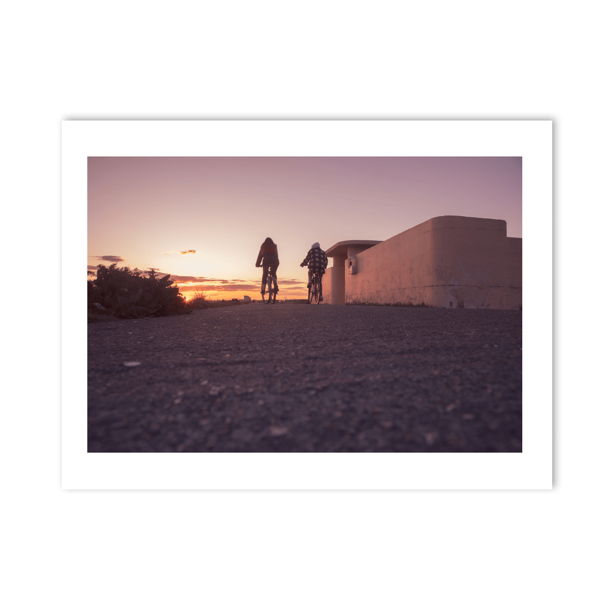 clontarf-cyclists-sunset-silhouette-dollymount PM