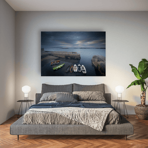 coliemore-harbour-boats-moody-evening Pano