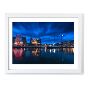 Nua Photography Print Convention Centre Dublin and Docklands Blue Hour Reflections, Co. Dublin Convention Centre Dublin Docklands Blue Hour Print | Nua Photography