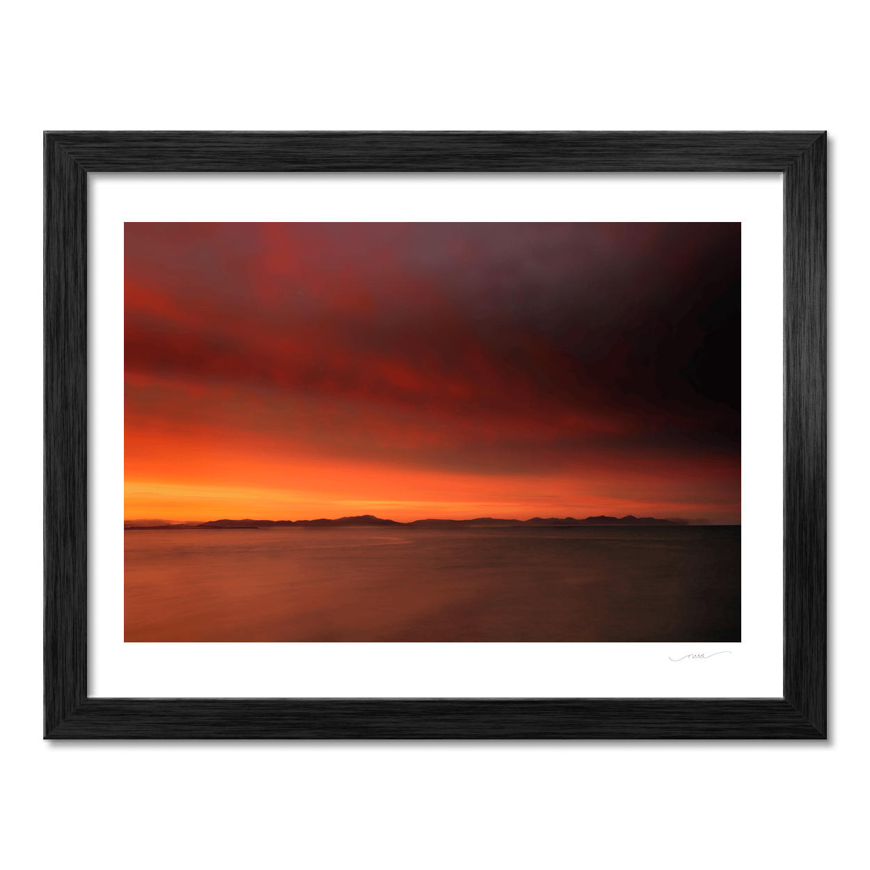 cooley-mountains-fiery-sunset-carlingford-lough PM