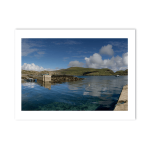 Nua Photography Print West Cork Harbour with Crystal Clear Waters and Rolling Hills, Co. Cork West Cork Harbour Crystal Clear Waters Print | Nua Photography