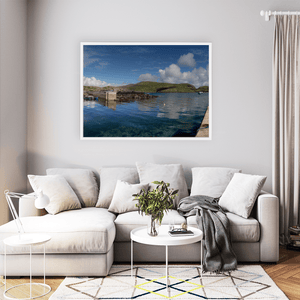 Nua Photography Print West Cork Harbour with Crystal Clear Waters and Rolling Hills, Co. Cork West Cork Harbour Crystal Clear Waters Print | Nua Photography