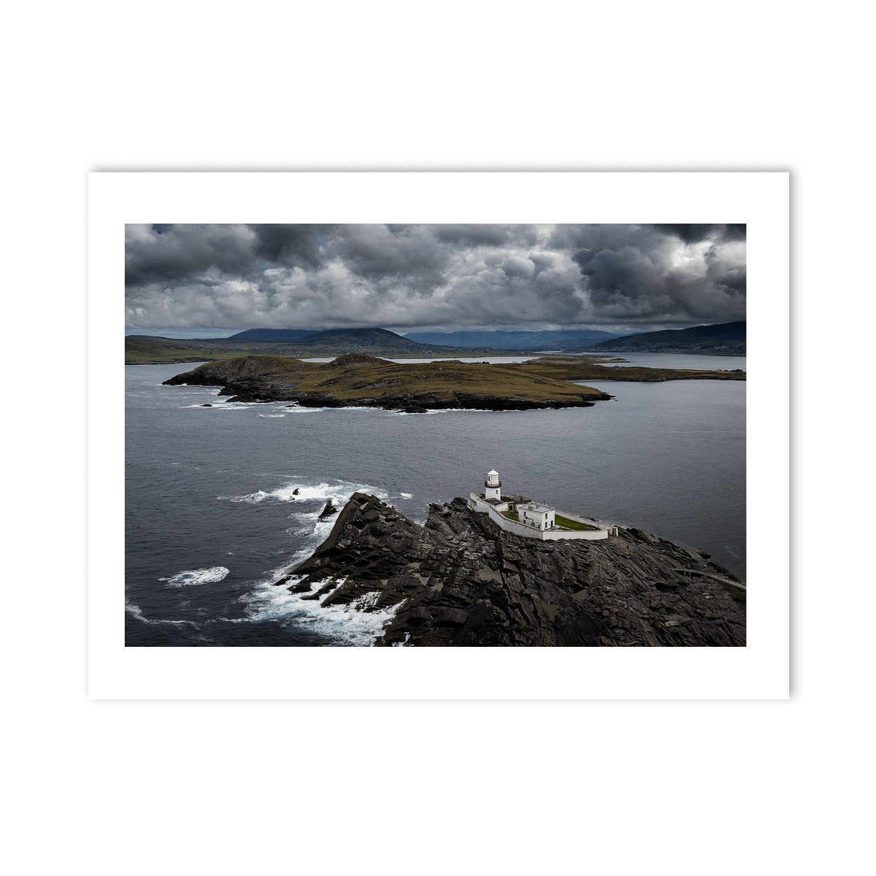 Nua Photography Print Cromwell Point Lighthouse Valentia Island, Co. Kerry Cromwell Point Lighthouse Valentia Island Print | Nua Photography