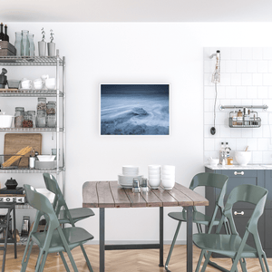 Nua Photography Print Diamond Beach Glacial Ice in Swirling Waves, Iceland Diamond Beach Glacial Ice Swirling Waves Print | Nua Photography