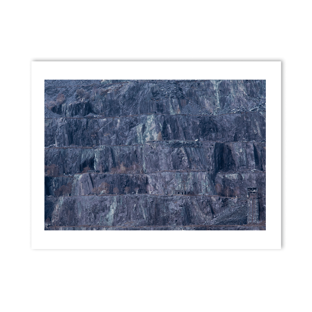 Nua Photography Print Dinorwic Slate Quarry Terraced Walls, Snowdonia Wales Dinorwic Slate Quarry Wales Print | Nua Photography