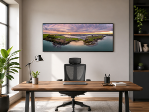 dock-beach-kinsale-aerial-sunset BF-Office