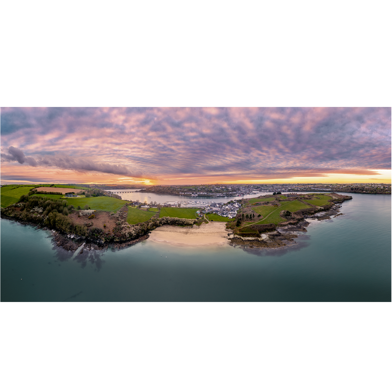 dock-beach-kinsale-aerial-sunset PM