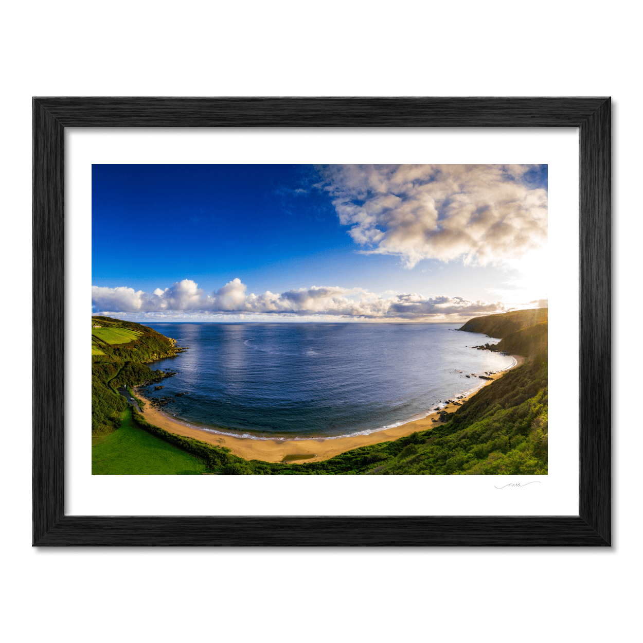 donegal-bay-aerial-panorama-golden-hour-2 PM