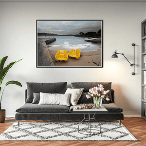 downings-beach-yellow-pedal-boats-moody-sky BFW