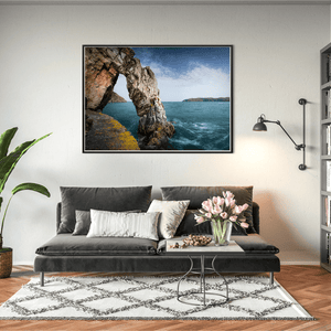 Nua Photography Print Dramatic Sea Arch and Turquoise Waters, Wales Dramatic Sea Arch Turquoise Waters Wales Print | Nua Photography
