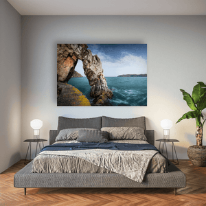 Nua Photography Print Dramatic Sea Arch and Turquoise Waters, Wales Dramatic Sea Arch Turquoise Waters Wales Print | Nua Photography