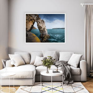 Nua Photography Print Dramatic Sea Arch and Turquoise Waters, Wales Dramatic Sea Arch Turquoise Waters Wales Print | Nua Photography