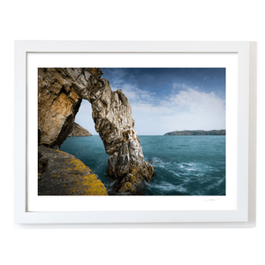 Nua Photography Print Dramatic Sea Arch and Turquoise Waters, Wales Dramatic Sea Arch Turquoise Waters Wales Print | Nua Photography
