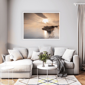Nua Photography Print Dubrovnik City Walls Sunset Over the Adriatic Sea, Croatia Dubrovnik City Walls Sunset Adriatic View Print | Nua Photography