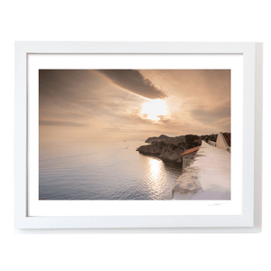 Nua Photography Print Dubrovnik City Walls Sunset Over the Adriatic Sea, Croatia Dubrovnik City Walls Sunset Adriatic View Print | Nua Photography