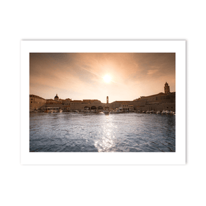 Nua Photography Print Dubrovnik Old Port at Golden Hour, Croatia Dubrovnik Old Port at Golden Hour Print | Nua Photography