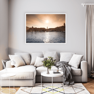 Nua Photography Print Dubrovnik Old Port at Golden Hour, Croatia Dubrovnik Old Port at Golden Hour Print | Nua Photography