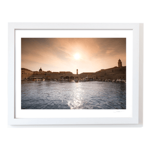 Nua Photography Print Dubrovnik Old Port at Golden Hour, Croatia Dubrovnik Old Port at Golden Hour Print | Nua Photography