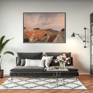 Nua Photography Print Dubrovnik Old Town Rooftops at Sunset, Croatia Dubrovnik Old Town Rooftops at Sunset Print | Nua Photography