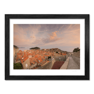 Nua Photography Print Dubrovnik Old Town Rooftops at Sunset, Croatia Dubrovnik Old Town Rooftops at Sunset Print | Nua Photography