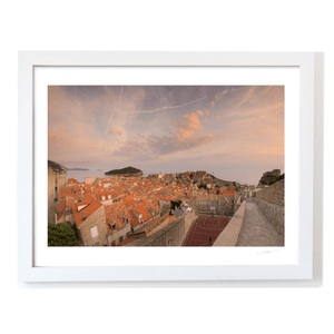 Nua Photography Print Dubrovnik Old Town Rooftops at Sunset, Croatia Dubrovnik Old Town Rooftops at Sunset Print | Nua Photography