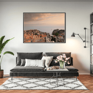 Nua Photography Print Dubrovnik Old Town and Fort Lovrijenac at Sunset, Croatia Dubrovnik Old Town Sunset Print | Nua Photography