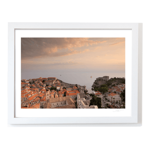 Nua Photography Print Dubrovnik Old Town and Fort Lovrijenac at Sunset, Croatia Dubrovnik Old Town Sunset Print | Nua Photography