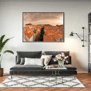 Nua Photography Print Dubrovnik Old Town Terracotta Rooftops at Sunset, Croatia Dubrovnik Old Town Rooftops at Sunset Print | Nua Photography