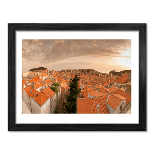 Nua Photography Print Dubrovnik Old Town Terracotta Rooftops at Sunset, Croatia Dubrovnik Old Town Rooftops at Sunset Print | Nua Photography