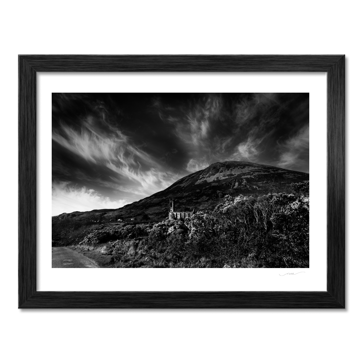 dunlewey-church-mount-errigal-dramatic-sky PM