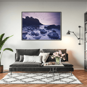 dunluce-castle-silhouette-rocky-shore-twilight BFW