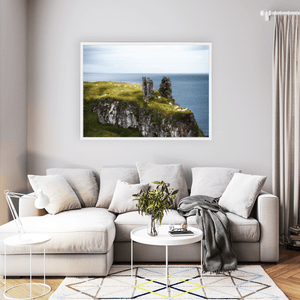 dunseverick-castle-ruins-sheep-grazing-cliffs WFW