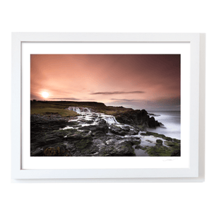 dunseverick-waterfall-sunset-atlantic-coast WF