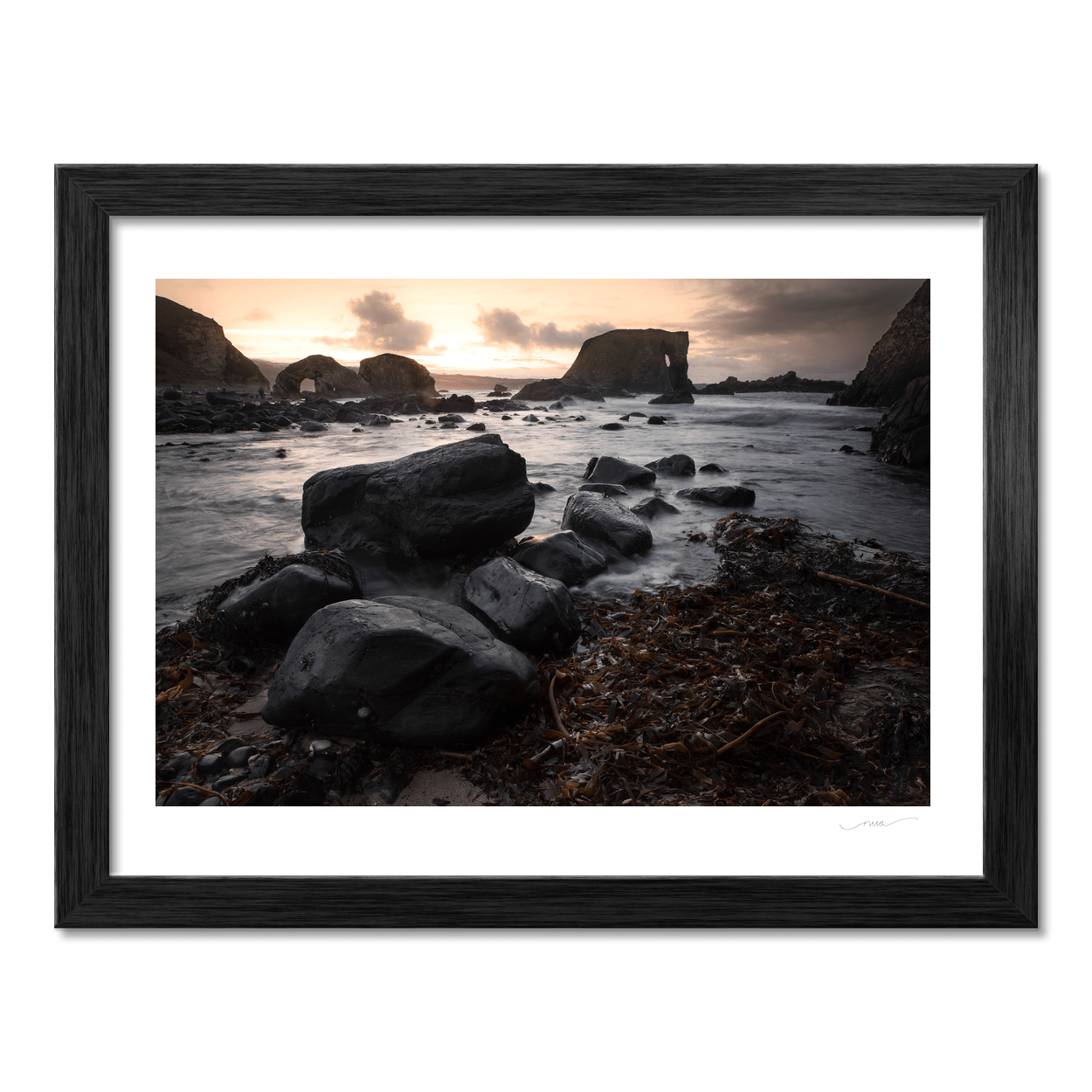 elephant-rock-sea-arch-sunset-seaweed PM