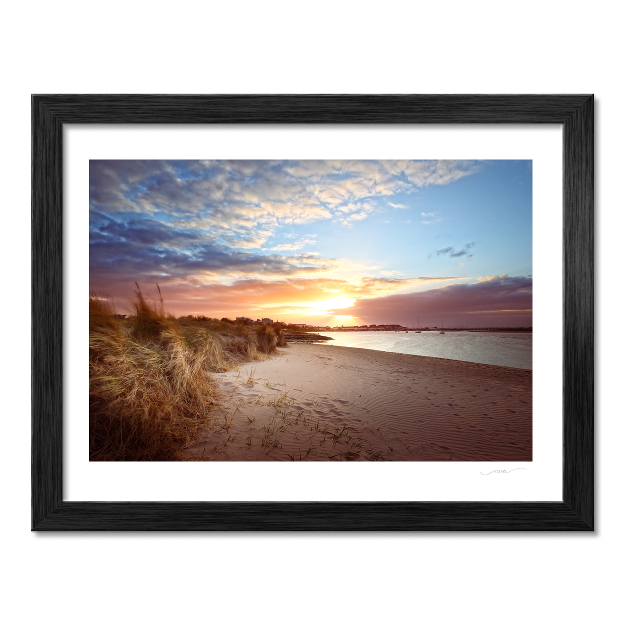 Nua Photography Print Evening Light Along The Estuary, Portmarnock Co. Dublin Evening Light Along The Estuary Portmarnock | Nua | Nua