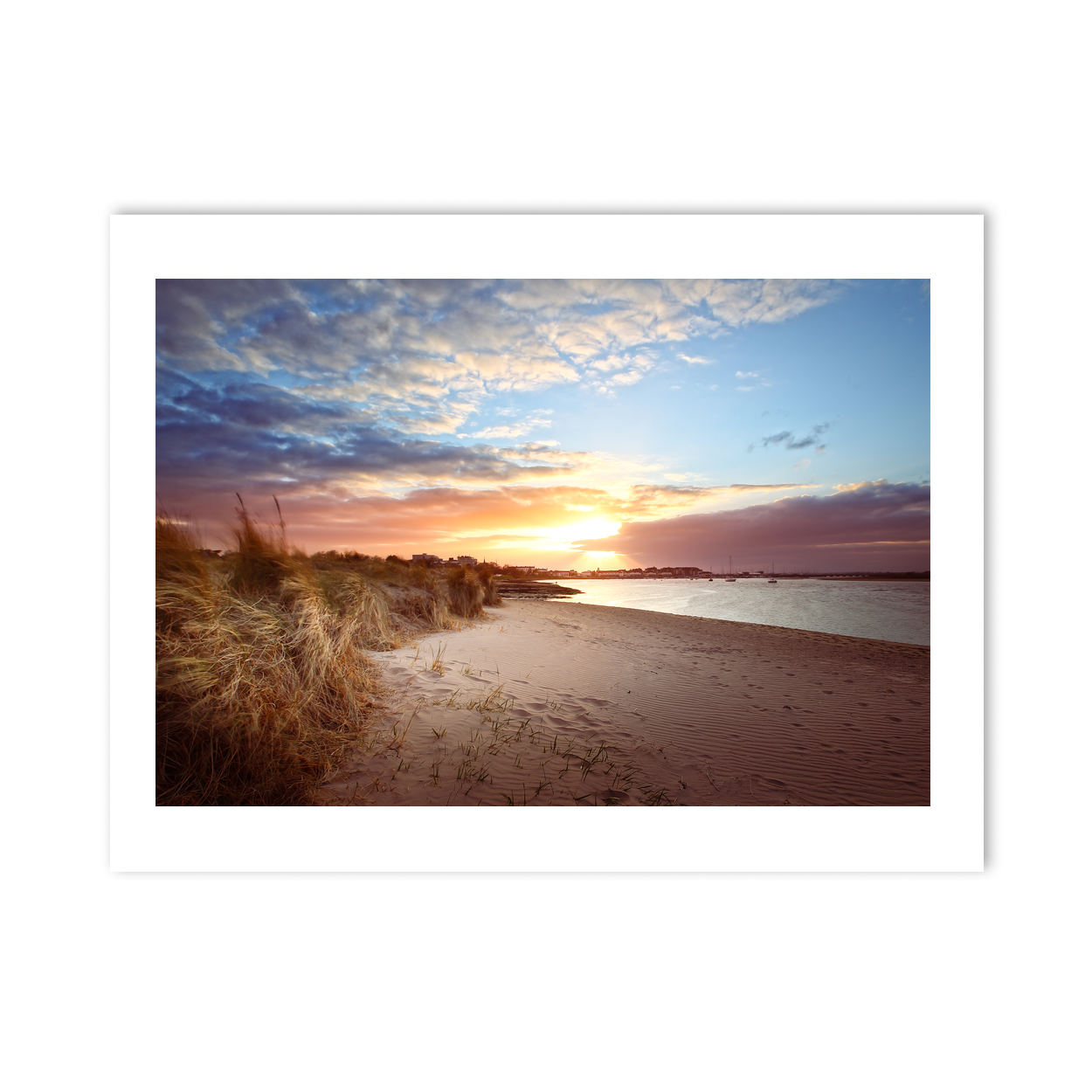 Nua Photography Print Evening Light Along The Estuary, Portmarnock Co. Dublin Evening Light Along The Estuary Portmarnock | Nua | Nua