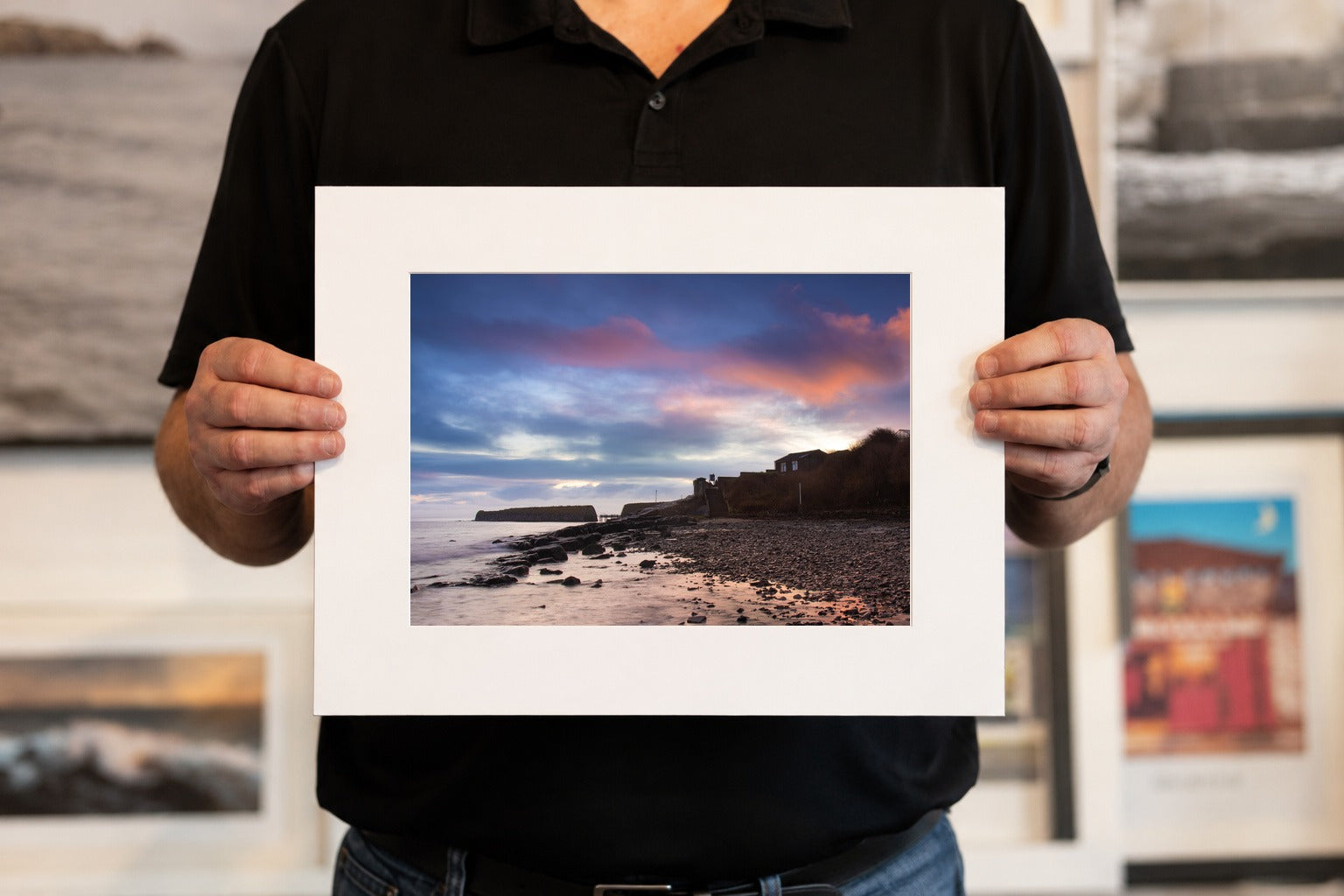 Evening light on the North Beach, limited 16 x 12 inch Nua Photography print