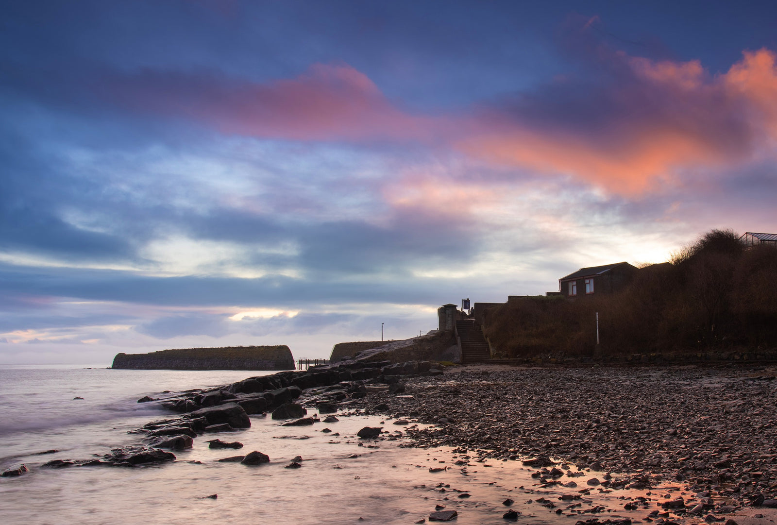 Evening light on the North Beach, limited 16 x 12 inch Nua Photography print