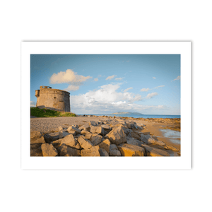 evening-sunlight-donabate-martello-tower-lambay-island PM