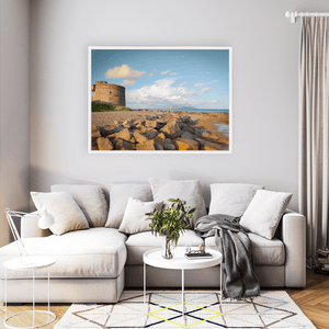 evening-sunlight-donabate-martello-tower-lambay-island WFW
